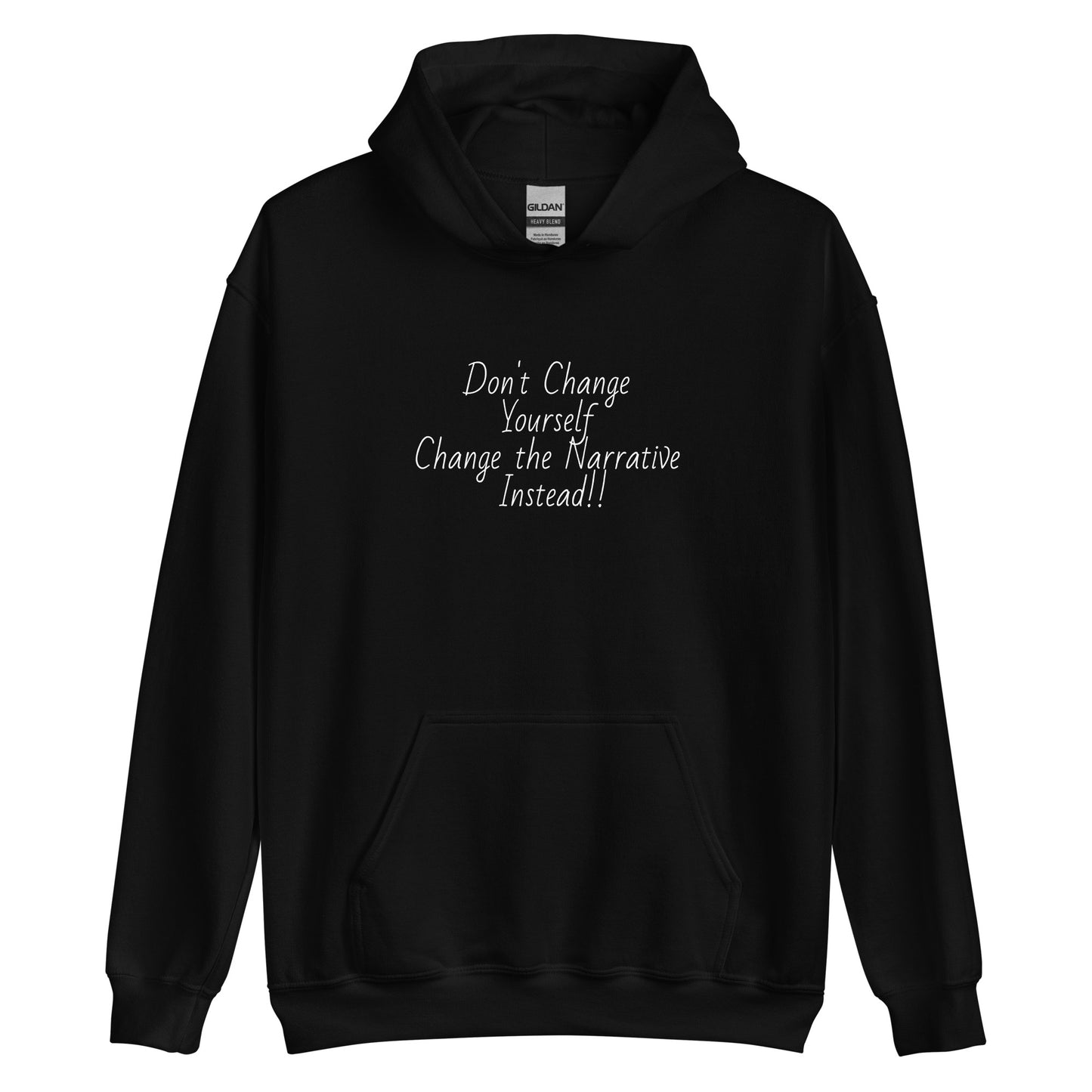 'Change the narrative' Unisex Hoodie