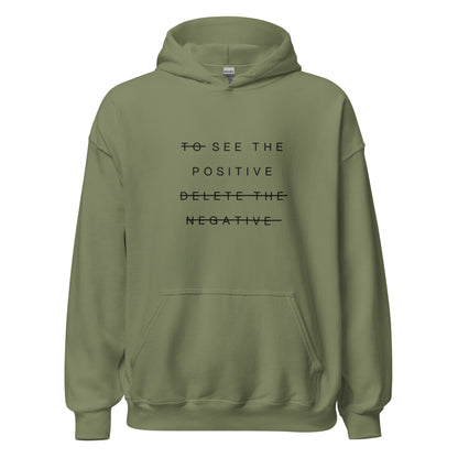 'See the positive' hoodie