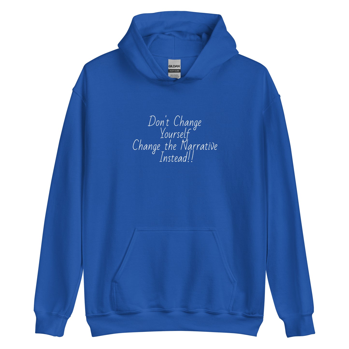 'Change the narrative' Unisex Hoodie