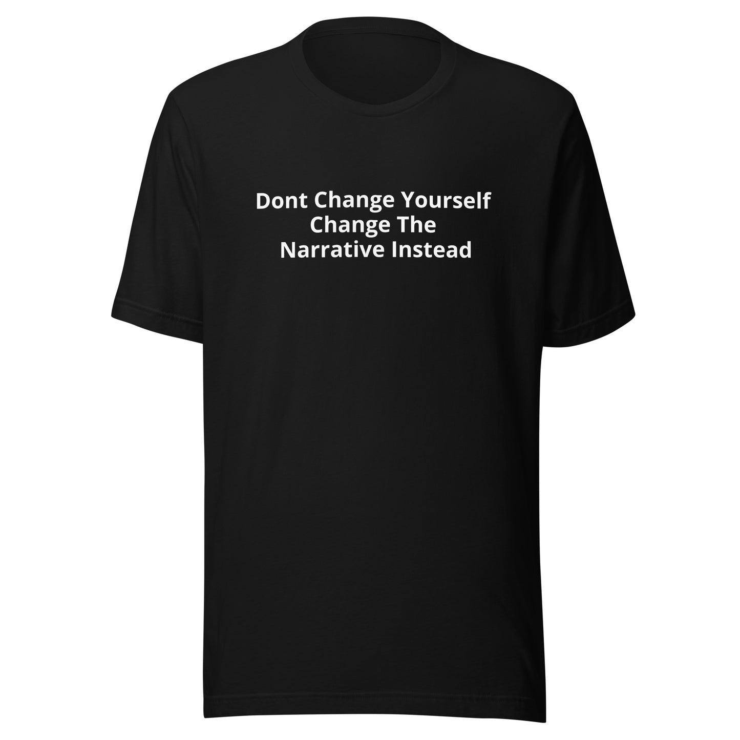 'Change the narrative' Unisex t-shirt